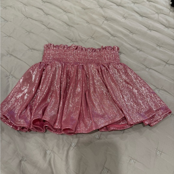 LOLA + THE BOYS METALLIC SKORT main image 1